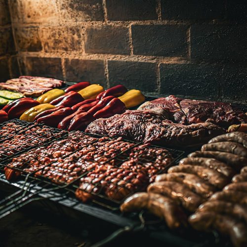 Churrasqueira de tijolos
