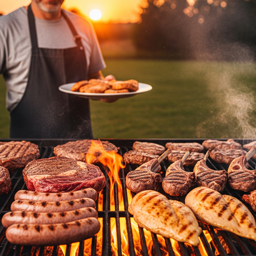 Comparativo entre as técnicas de churrasco indireto e direto, explicando quando cada uma deve ser utilizada para otimizar o preparo de diferentes tipos de carne.