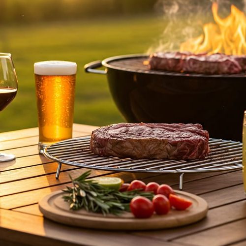 Bebidas harmonizando com churrasco