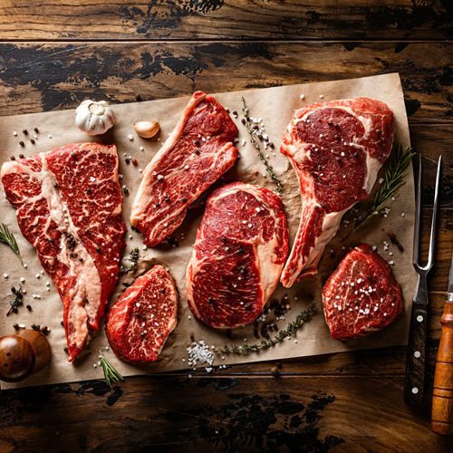 Diferentes tipos de carne e suas características